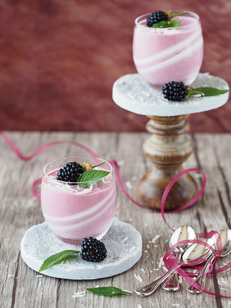 Brombeer-Mousse