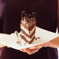 Kokos-Torte mit Zartbitterschokolade