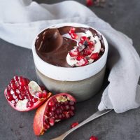 Schokoladenpudding mit Mascarpone