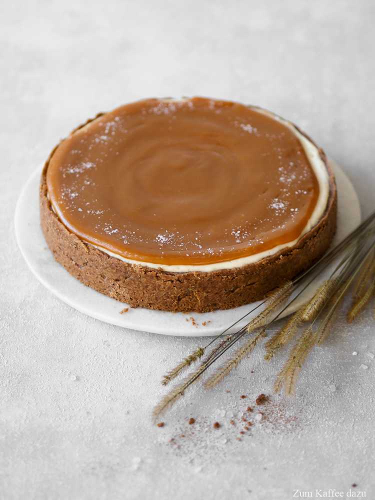 Käsekuchen mit Karamell
