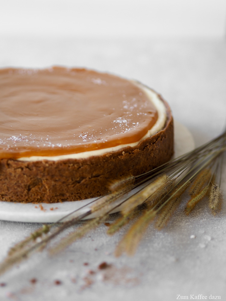Käsekuchen mit Karamell