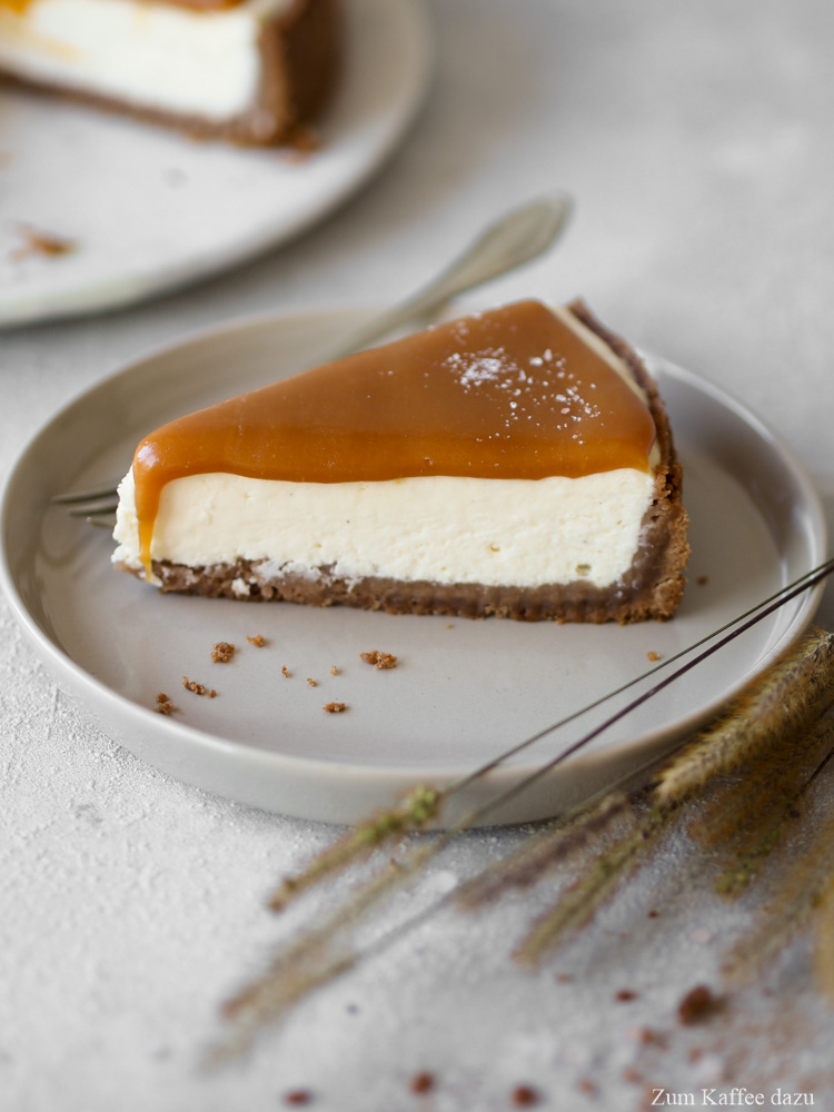 Käsekuchen mit Karamell