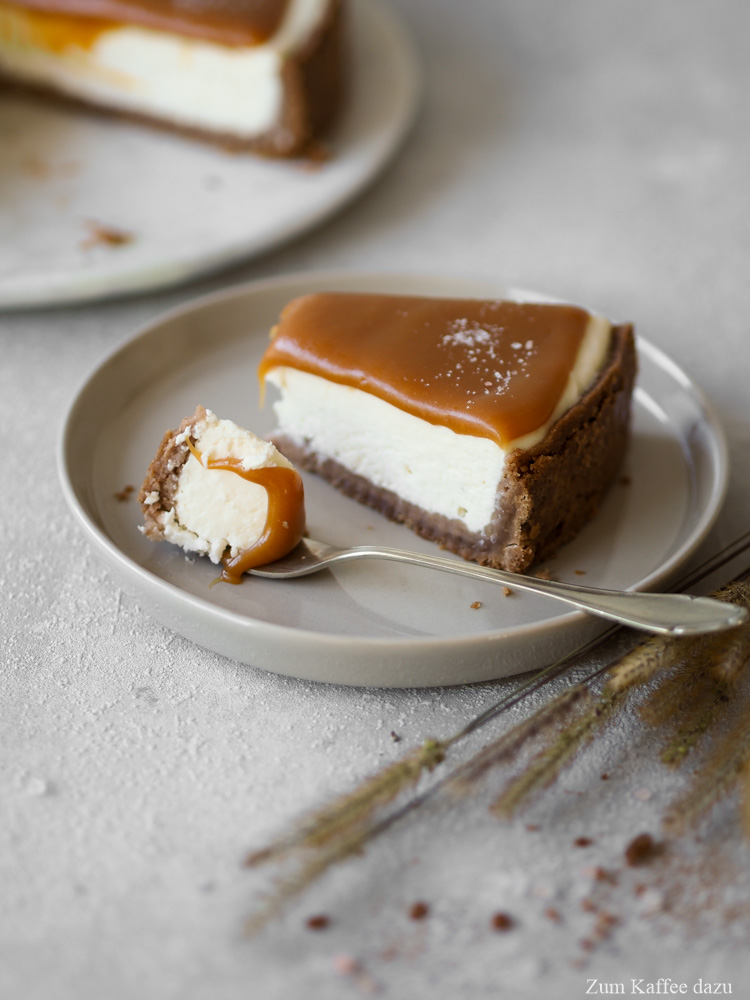 Käsekuchen mit Karamell